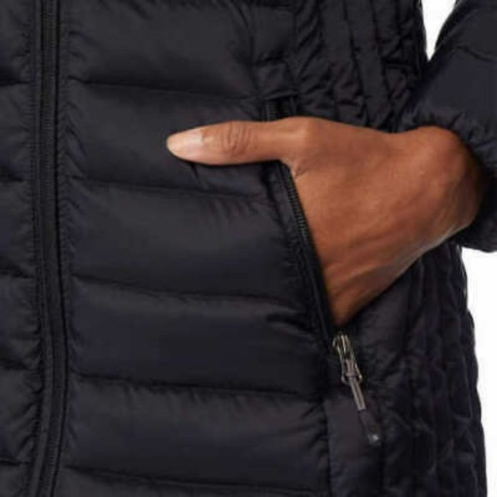 Aventure Ladies Black Lightweight Long Down Jacket - Picture 3 of 4